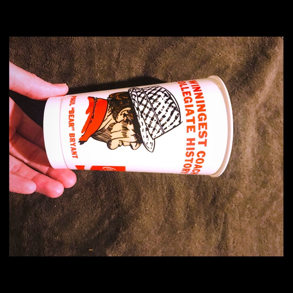 Rare Paul Bear Bryant Wins Alabama Football Cup